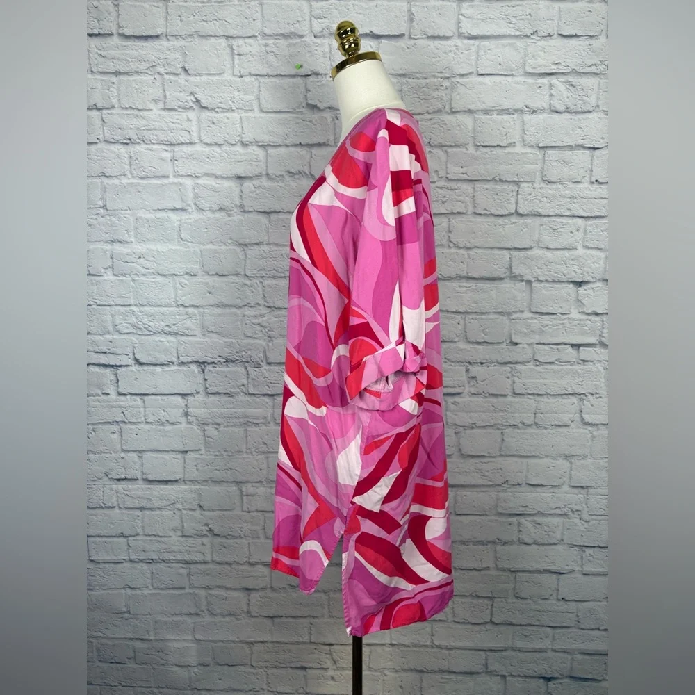 Natori Murano challis sleepshirt size Large - Picture 5 of 7